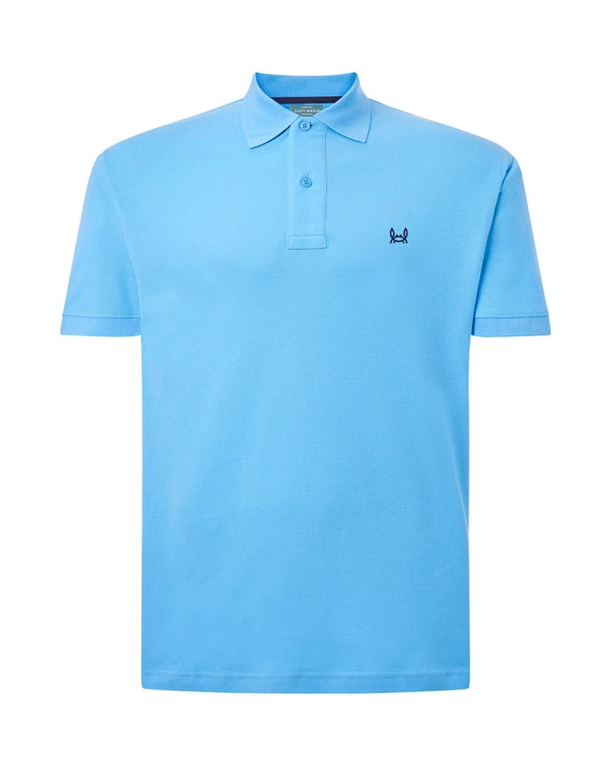 Lichtblauwe polo – Regular Fit – jvr outlet
