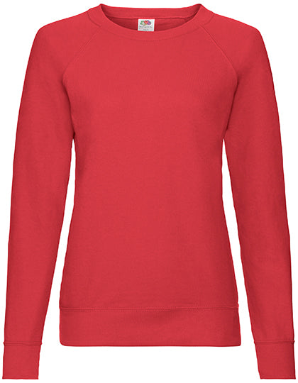 Rood dames sweatshirt in zachte comfort fit, ideaal voor personalisatie bij cstmx.